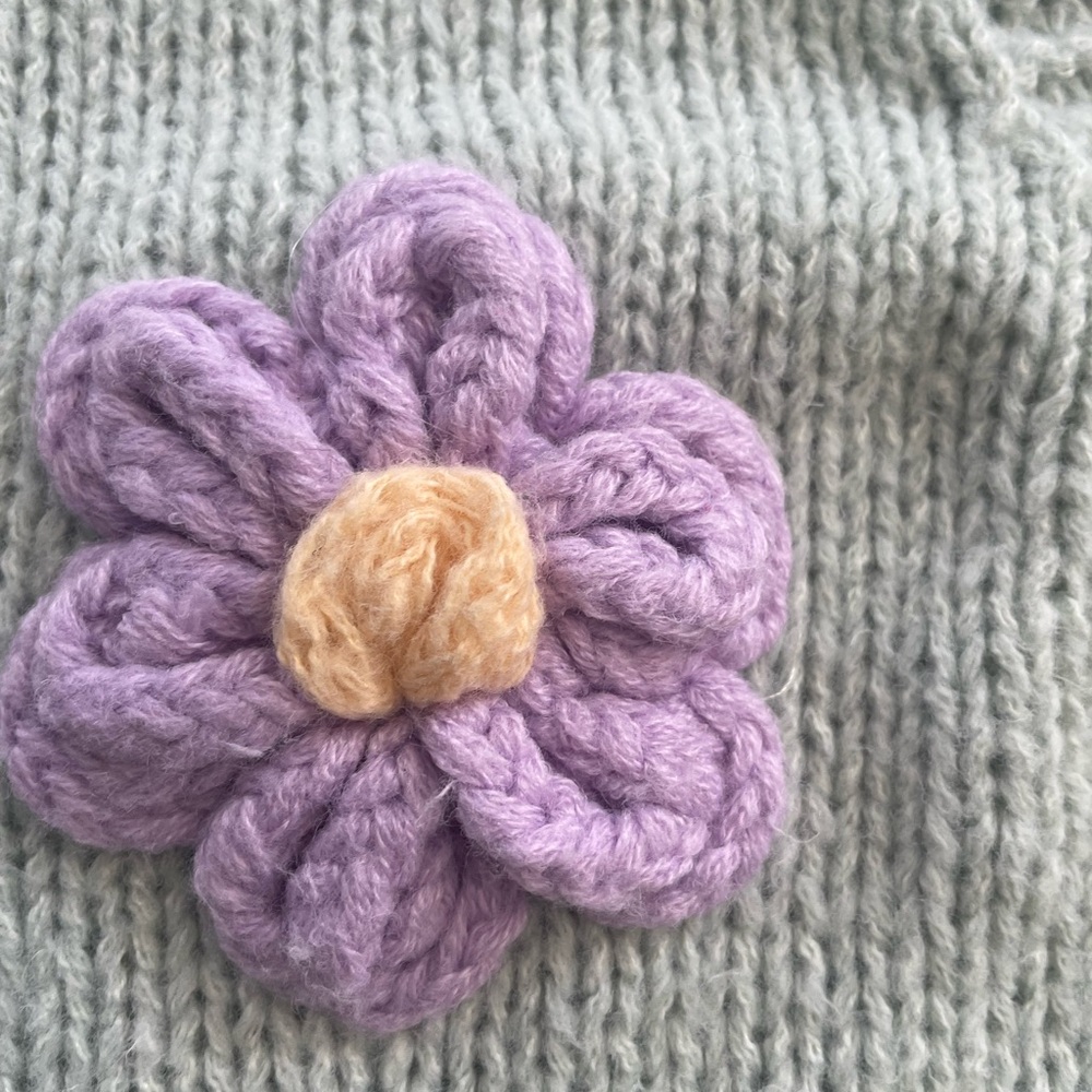 Floral Embroidered Cardigan - Green - Picture 6 of 7